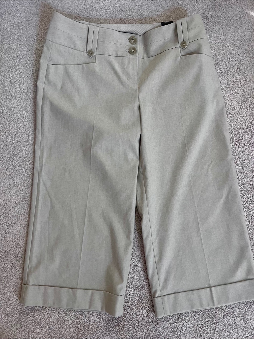 Dress Capri Pants With Spare Buttons — image 3 of 8